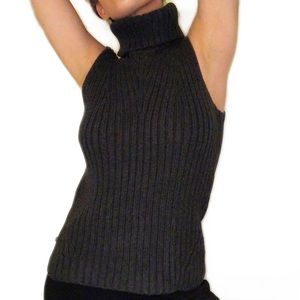 Ralph Lauren NWOT 
Ribbed Knit Turtleneck/Funnel neck Sweater Vest. Size: Small